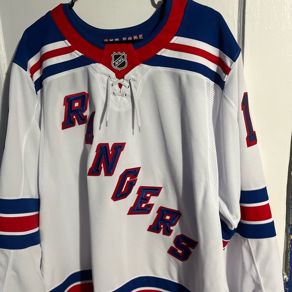 Artemi panarin Fanatics Blue and Red Hockey Jersey